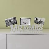 FRED´S LIFE – Mr & Mrs Holzbuchstaben und Deko-Fotohalter – Hochzeit, Hochzeitsdekoration, Dekoration, Geschenk, Jahrestag, Wohnung, Hochzeitsgeschenk, Hochzeitsdekoration - 5