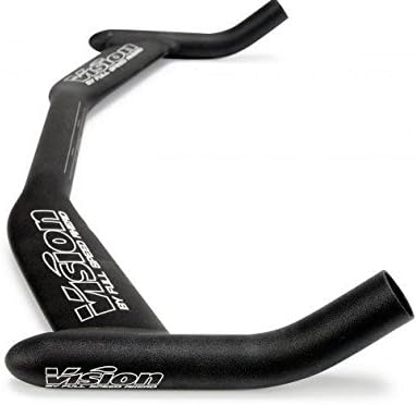 BASE TIME TRIALS COW HORN HANDLEBAR 400mm WIDTH, 26mm DIAMETER BLACK