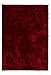 Produktbild New Elegance rot 6711 170 010 - Schöner-Wohnen-Teppich in 5 Größen und 6 Farben. Samtweiche Oberfläche, Ess- und Wohnbereich sowie ein sehr schöner Schlafzimmerteppich. Pflegeleicht, antistatisch, fußbodenheizungsgeeignet.(70 x 140 cm)
