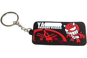 NICOLIE Accesorios De Motocicleta 3D, Llavero De Goma para Motocicleta, Llavero para Ya-ma-ha R15 R25 R3 R6 R1 Mt07 Mt09 - G-Rojo