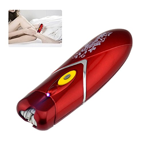 inkint Pain-free Caress Women Electric Hair Tweezers / Body & Facial Hair Remover Epilator Depilator / Eyebrow Bikini Line Legs Arms Underarms Hair Shaper Shaver Razor