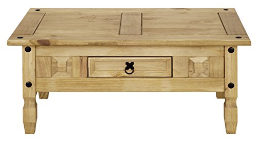 Corona, mexikanische Kiefer Range Wohnzimmer, Wohnzimmermöbel, volle Wohnzimmer Serie (Corona Couchtisch mit Schublade)