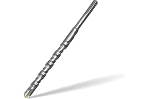 FIMIBUKE Foret SDS Plus 16mm x 200mm,avec 4 taillants en carbure et double vis, pour béton, pierre naturelle