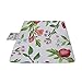 Produktbild AGIRL Durian-Frucht mit Blättern und Blumen Picknickmatte 57 '' x 79 '' (140cmx200cm) Picknickdecke Strandmatte mit wasserdichter für Kinderpicknickstrände und gefaltete Tasche im Freien
