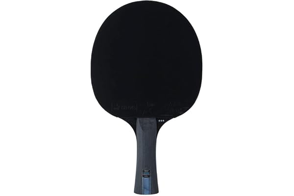 STIGA Future Carbon 3 étoiles Raquette de Ping-Pong pour Joueurs Offensifs, Noir/Rouge