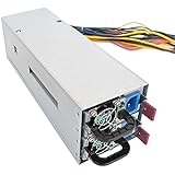 KKmoon 2600W AC 90V-260V ATX Schalt Netzteil mit Doppelkugellager Lüfter, Hohe Effizienz 24 Grafikschnittstelle, 9 SATA Anschluss, 94% Wirkungsgrad Aktiv PFC für Industrie Stromversorgung Silber