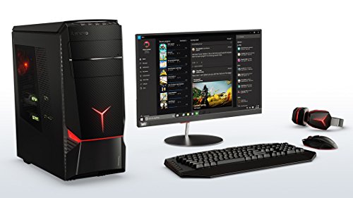 Lenovo Ideacentre Y900-34ISZ - Ordenador de sobremesa  Intel i7-6700k  RAM DE 16 GB  1 TB HDD   128 GB SSD  GeForce GTX 1070 de 8GB  Windows 10  Teclado QWERTY espa  ol   Rat  n USB