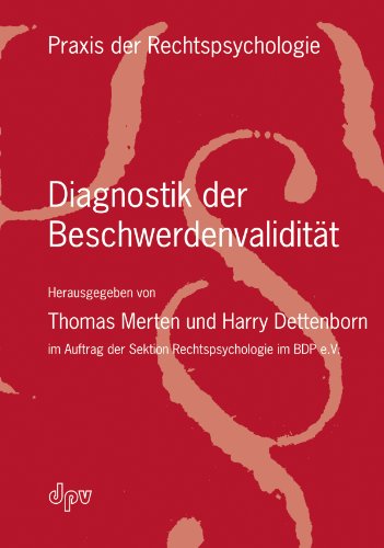 Download Diagnostik der Beschwerdenvalidität Download Diagnostik der Beschwerdenvalidität