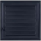 &Ouml;ZFIRAT PVC Yapı Menfez 30x30 CM | Banyo Havalandırma Menfezi | Wc, Tuvalet Havalandırma Menfezi | Plastik | Antrasit