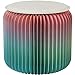 Produktbild LINLIN Folding Paper Hocker Kreative Runde Lagerhocker Wasserdichte Kompression Kraftpapier Bank 28 * 32 * 32 cm