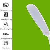 Augenschutz LED-Lampen-Schreibtisch-Lampe Flexible Nachttischlampe LED nachladbare Lesen-Schreibtisch-Licht-nachladbare Schreibtischlampe - 3