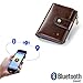 Produktbild WeeLion Herren Smart Tri-Fold Wallet-Vintage Leder GPS Tracker Smart Bluetooth Anti-Lost Wallet (kann als Geschenk verwendet Werden)
