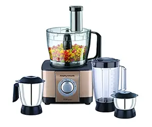 (CERTIFIED REFURBISHED) Morphy Richards Icon Superb 1000-Watt Food Processor (Glazing Copper and Black)