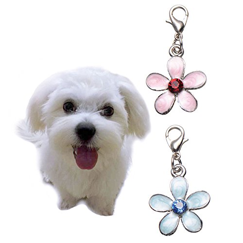 2-Pcs-Pet-Dog-Cat-Collar-Charms-Flower-Pendant-Necklace-Collars-Decoration