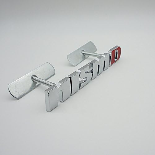In der Metall - umbau für nismo - aufkleber in das Metall tiida Applicable to NISMO net net net standard car metal modified Tiida metalmarks BADGE (silvery)