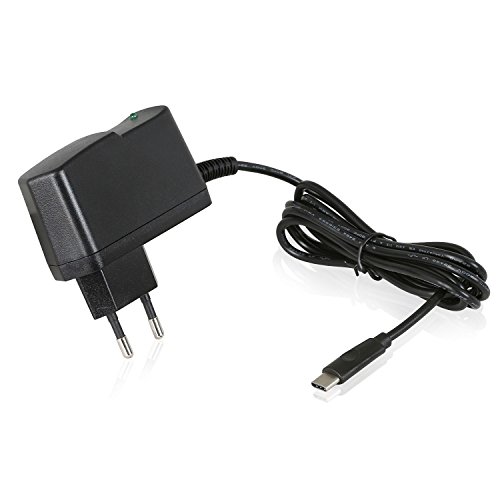 Wicked Chili USB-C Ladegerät für GoPro Hero5 Black / Hero 5 Session (Input: 100-240 V / Output: 5V DC, 2000mA / Netzteil mit Status-LED / Kabellänge: ca. 120cm) schwarz
