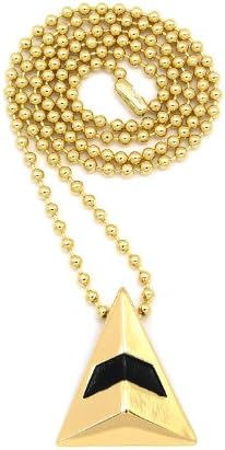 Gold Tone Get Lucky Celebrity Pendant 3mm 68.58cm Ball Chain Necklace XSP403G