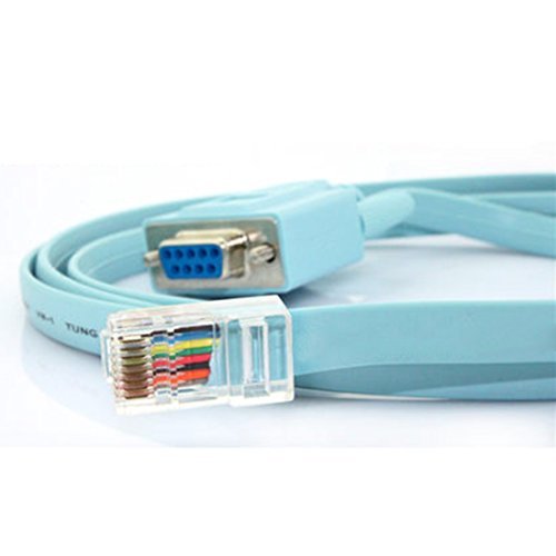 Sourcingmap RS232 DB9 zu RJ45 Cat5-Ethernet-Router Netzwerk Adapter Kabel - 6