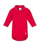 Petit Bateau Baby Boys Polo Long Sleeve Bodysuit