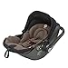 Produktbild Kiddy 41930EL088 Evolunafix Babyschale mit patentierter Liegefunktion, Isofix-fähig, inklusive Isofix Base 2, Gruppe 0+ (Geburt-13 kg, Geburt-ca. 15 Monate), Walnut (dunkelbraun)