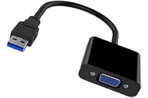 GENERIC USB to VGA Adapters,USB 3.0/2.0 to VGA Adapter Multi-Display Video Converter- PC Laptop,Desktop, Laptop, PC, Monitor, Projector, HDTV (Black(Usb to Vga))