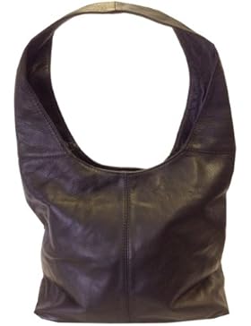 Kimandjo , Damen Schultertasche Schwarz Schwarz