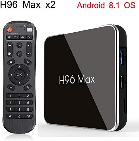 H96 X2 Android 8.1, 3GB 32GB Android TV Box Supports JIO TV & HotStar Apps, Amlogic S905X2 UHD 4K 1080P USB 3.0 Smart TV Box Set Top Box TX3 Mini X96 Mini MXQ Pro