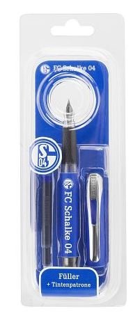 Preisvergleich Produktbild FC Schalke 04 Füller + Tintenpatrone