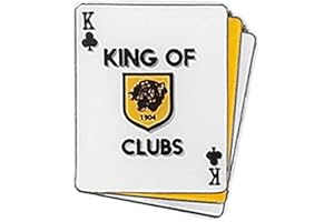 Official HULL CITY FC"king of Clubs" Mini Pin Badge