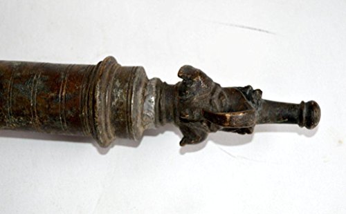 Theshopy Old Vintage Original Brass Very Rare Water Gun/Pichkari For Holi Festival India #B977