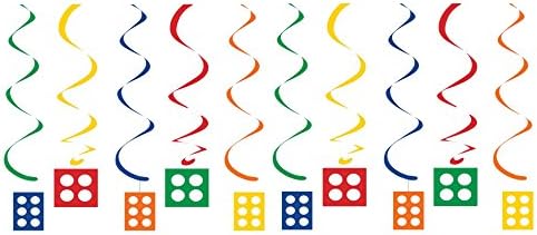 10 Dizzy Danglers Block Party, Assorted with Cutouts