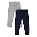 Bluezoo Kids Pack Of Two Boys' Plain Navy And Grey Joggers 18-24 Months