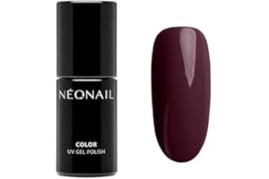 NÉONAIL Pintauñas Semipermanentes 7,2 ml - Rojo - Dark Cherry - Esmaltes Semipermanentes Para Uñas - Gel Uñas - Manicura - Nail Art - Brillo Uñas - Laca De Uñas - Esmalte Uñas