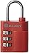 Delsey Tangerine Orange 3-Digit Combination Padlock (00094519014) RS.520.00