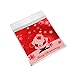 Produktbild Süßigkeiten tüten Jamicy® 100stück Weihnachten tüten Taschen selbstklebend nahrung Transparent Schneeschuhe für partei (Rot)