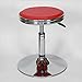 Produktbild GAOJUAN Drehstuhl, Arbeitshocker, Barstuhl, Barstuhl, Beauty Rollhocker, höhenverstellbar, 5 Rollen, PVC-Leder Chrom, Reddisc
