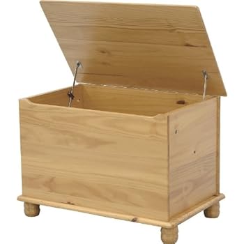 solid pine toy box