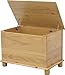 WorldStores Pine Toy Box Welby Blanket Toy Box In Antique Pine