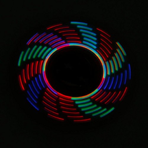 Hand Spinner 32 Muster LED Fidget Hand Spinner Torqbar Finger Gyro Spielzeug EDC Focus Gyro Spielzeug Geschenk für Kinder / Erwachsene (G) - 2