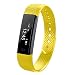 Produktbild LanLan Handy Smart Armband ID115 Smart Armband Fitness Tracker Schrittzhler Aktivitt Monitor Band Wecker Vibration Armband gelb