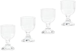 Odoria Miniature 1/12 Verre à Vin 4Pcs Accessoire Maison de Poupée, B