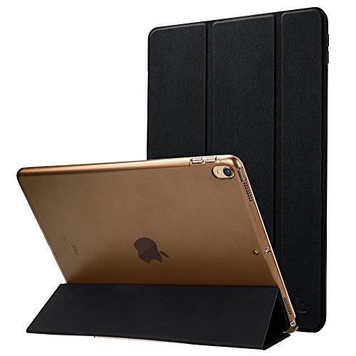 Jisoncase iPad Pro 10,5" Hülle mit Standfunktion und Auto-Einschlaf/Aufwach (Schwarz) (JS-PRO-14N10)
