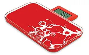 SHREEJIIH Ultra Portable Toughened Glass New Foldable Personal Digital Scale-Great Value Bathroom Scale with 2.5 Inch LCD Body (Multicolour, 0.6 mm)