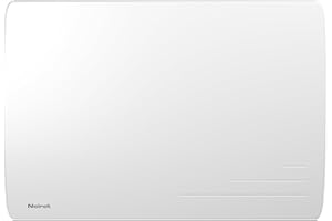 Noirot - Radiateur Électrique Indigo - Inertie Céramique - Chaleur Douce & Permanente - Certifié Origine France Garantie, NF Électricité - Blanc Lisse Satiné, 1000 Watt