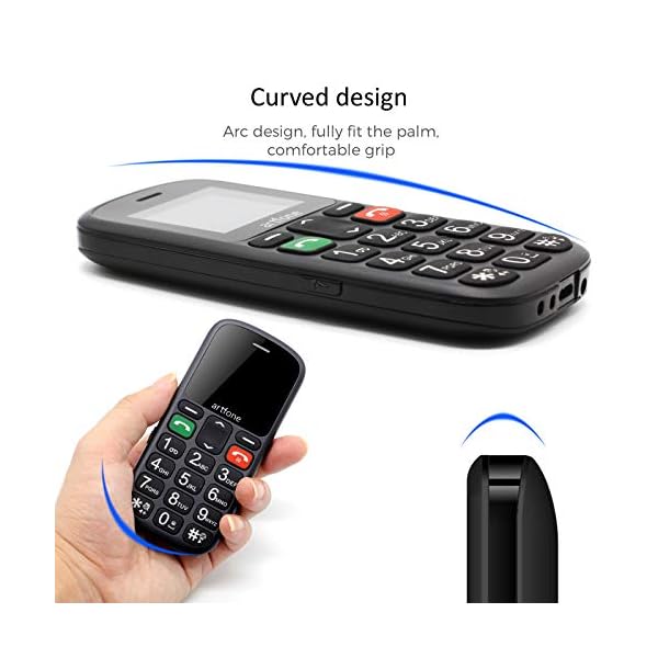 Artfone Mobiltelefon Senioren-Handy CS181 CS182 CF241A – Bild 3