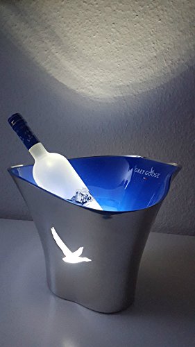 Preisvergleich Produktbild GREY GOOSE FLASCHENKÜHLER MIT LED BELEUCHTUNG