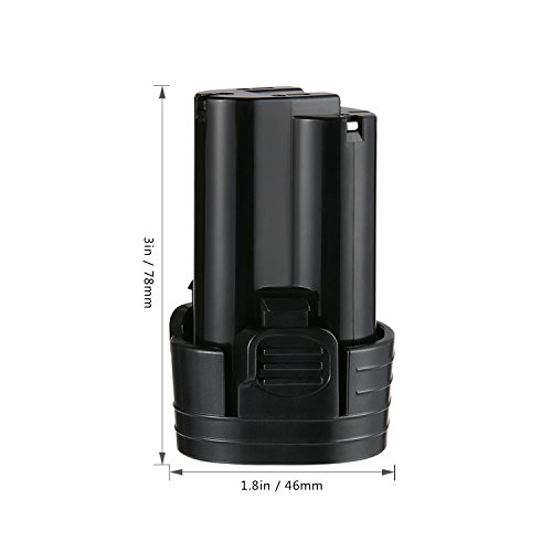 Odec Werkzeug Akku 10,8V 2000mAh für Makita BL1013 BL1014 194550-6 194551-4 195332-9/Li-Ion - 6