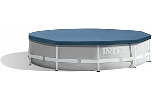 Intex 28030 Protective Cover For Tubular Pools 10FT with Diameter 3.05M. Pool Cover is 3.10M