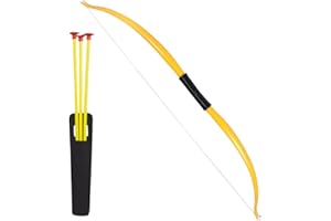 Boland 44096 - Set di frecce e arco, 1 arco da 73 cm, 3 frecce da 42 cm con ventosa e 1 farina, in plastica, giocattolo, indiano, cowboy, carnevale, festa a tema, Fastnacht, Halloween