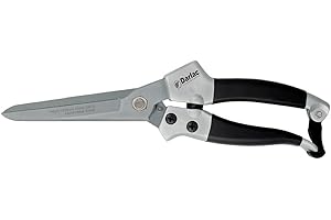 Darlac Compact Shear – Lightweight Shears for Gardening – Longer & Broader Blades for Tackling Heavier Growth - Razor Sharp SK5 High Carbon Steel Blades – Non-Slip Grip Easy to Use Single-Handed